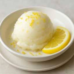 Dessert: Greece – Σορμπέ λεμονιού ➤ Sorbé Lemoniou (Lemon Sorbet)
