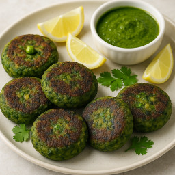 Appetizer: India – North India – हरा भरा कबाब ➤ Hara Bhara Kebab (Green vegetable kebabs)