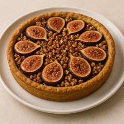 Dessert: United States – California – Fig and Walnut Olive Oil Tart