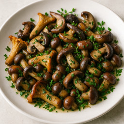 Side Dish: United States – Pacific Northwest – Sautéed Wild Mushrooms with Thyme