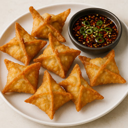 Appetizer: China – Guangdong – 炸云吞 ➤ Zha Yuntun (Crispy Wontons)