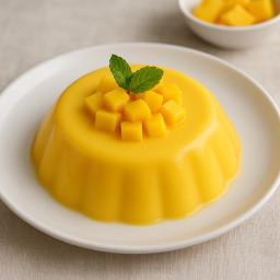 Dessert: China – Guangdong – 芒果布丁 ➤ Mángguǒ Bùdīng (Mango Pudding)