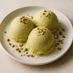 Dessert: Italy – Sicily – Gelato al Pistacchio (Pistachio Gelato)