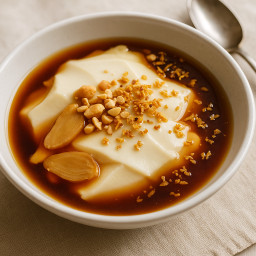 Dessert: China – Guangdong – 姜汁豆腐花 ➤ Jiāng zhī dòufu huā
