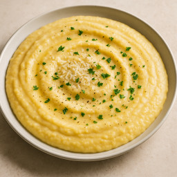 Side Dish: Italy – Lombardy – Polenta cremosa al Parmigiano