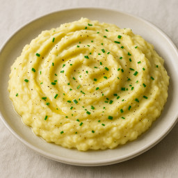 Side Dish: United States – Buttery Garlic Mashed Potatoes