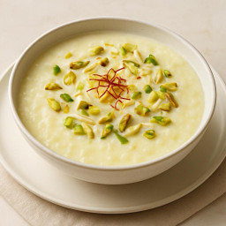 Dessert: India – North India – फिरनी ➤ Phirni (Chilled ground-rice pudding with cardamom and rose)