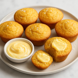 Appetizer: United States – Southern United States – Mini Cornbread Muffins with Honey Butter