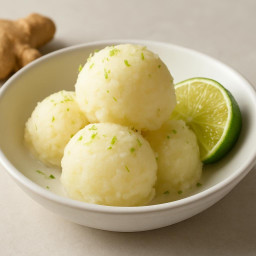 Dessert: Ginger‑Lime Sorbet