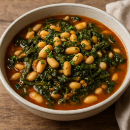 Entree: Greece – Φασολάδα ➤ Fasoláda (Greek white bean stew)