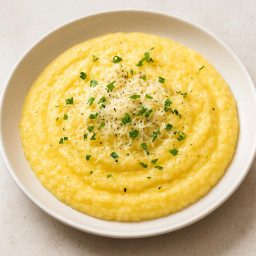 Side Dish: Italy – Lombardy – Polenta cremosa al Parmigiano